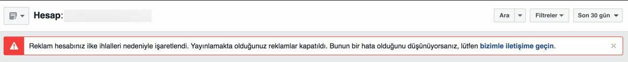 Reklam Hesabı Kısıtlandı Ne Yapmalıyım? Instagram Reklam Kısıtlaması Kaldırma 3 reklamhesabıkısıtlandı